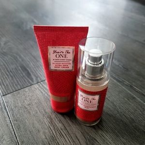 B&BW *You're the One* Fragrance Set of 2 | Travel Size Body Cream+Body Spray
